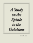 A Study on the Epistle to the Galatians